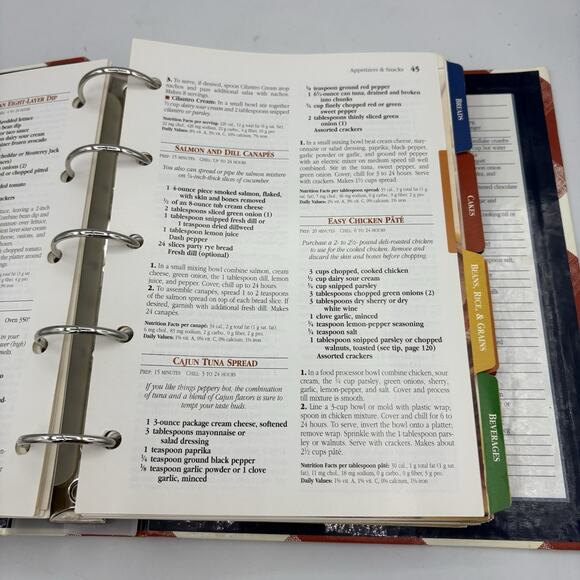 Better Homes & Gardens New Cook Book 5 Ring Binder 1996 Vintage - Picture 11 of 14